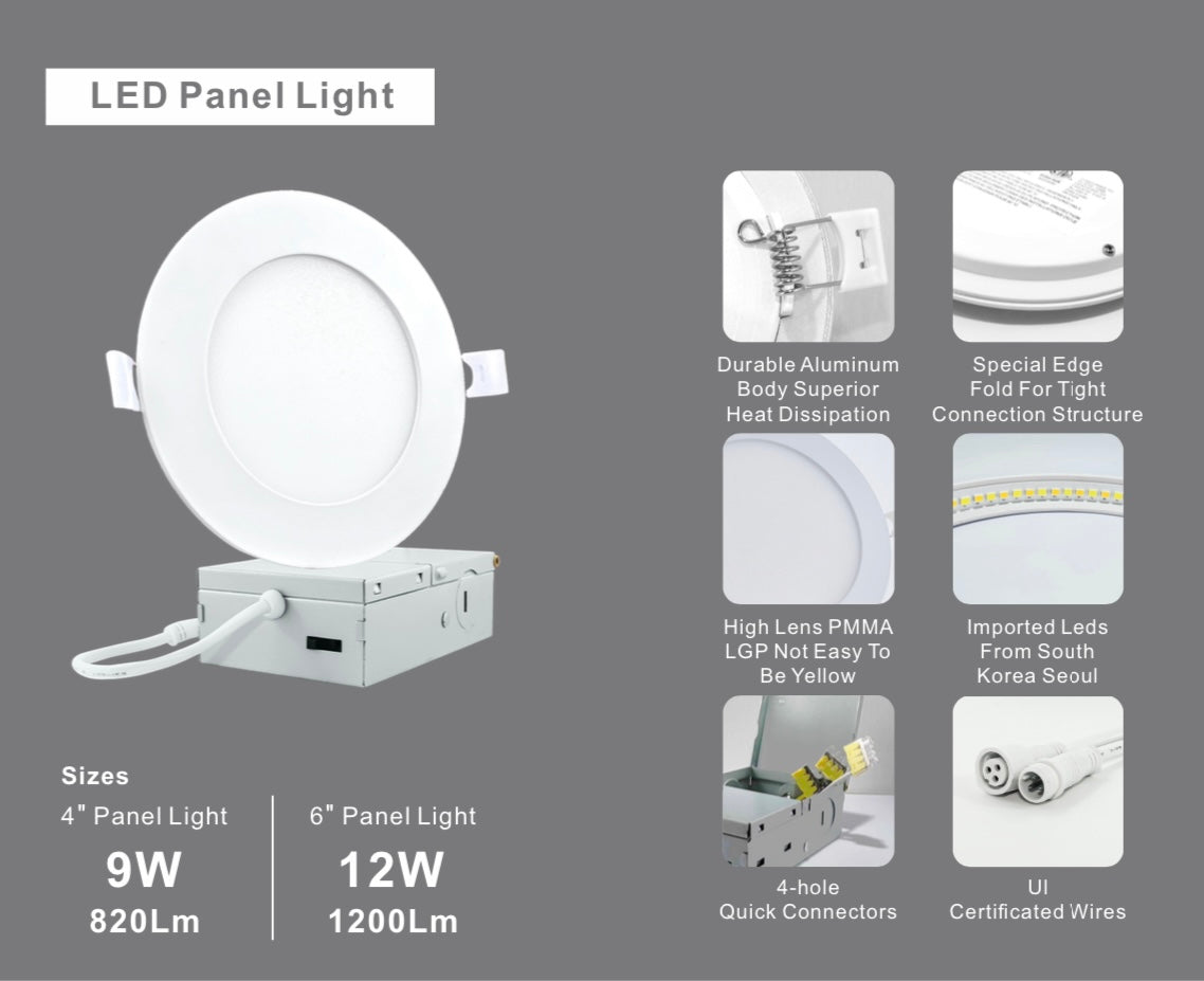 4 INCH POT LIGHT   12 PACK