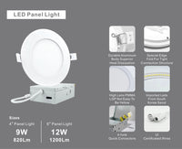 4 INCH POT LIGHT   12 PACK